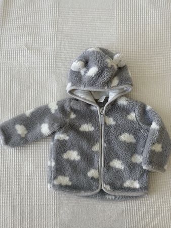 Baby fleece jacket hood
