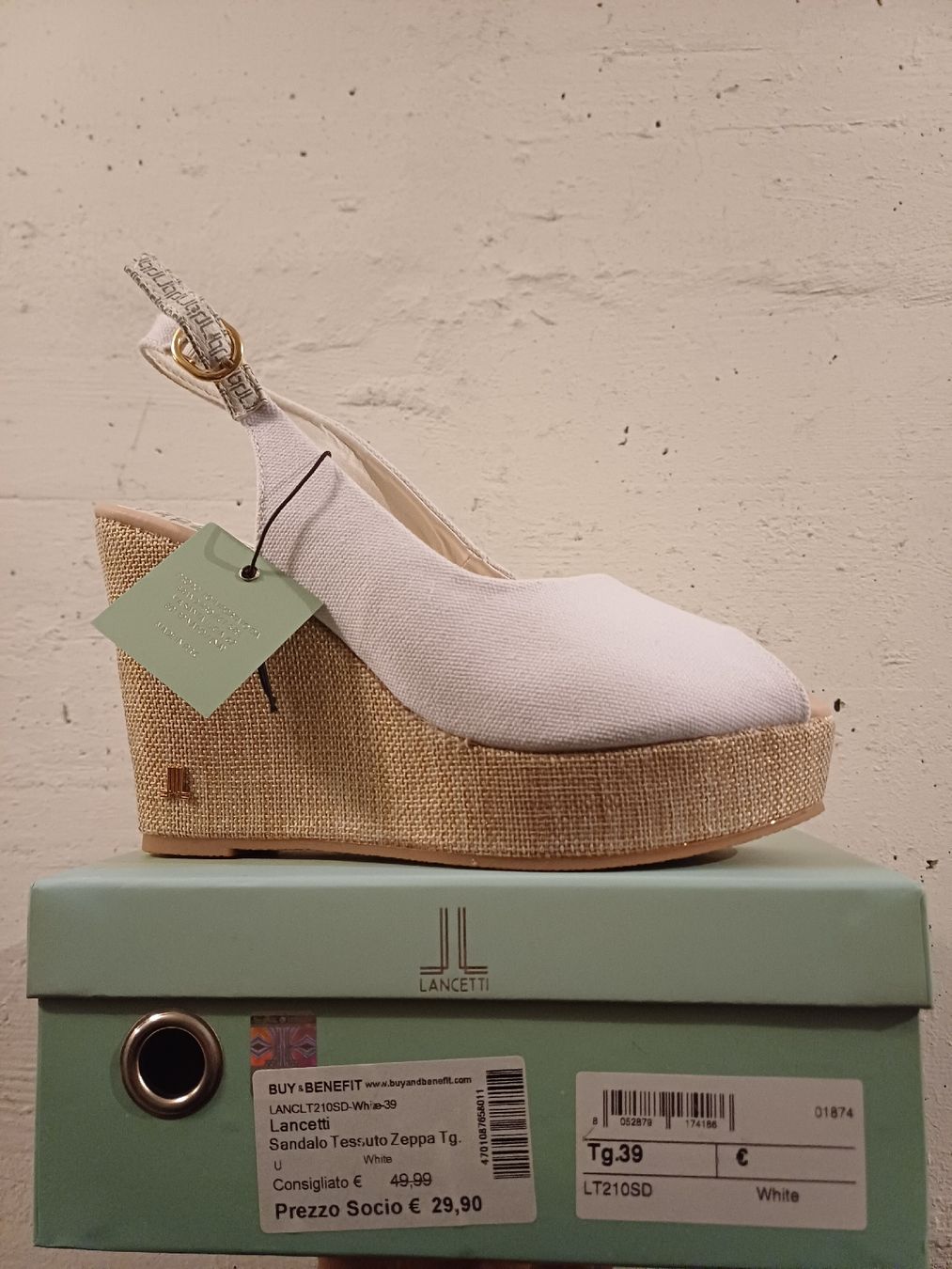 Scarpe da donna: sandalo zeppa Lancetti – Nuovo e nell'imballaggio originale da Paradiso venduto da pav_y2jb 1