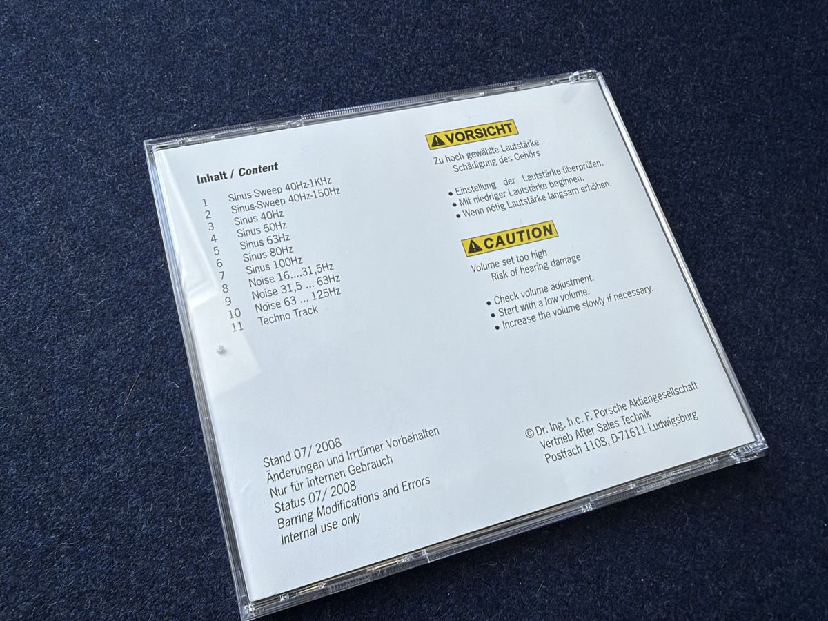 CD: Porsche Squeak and Rattle CD – Nuovo (secondo la descrizione) da Zürich venduto da jankais3r 1