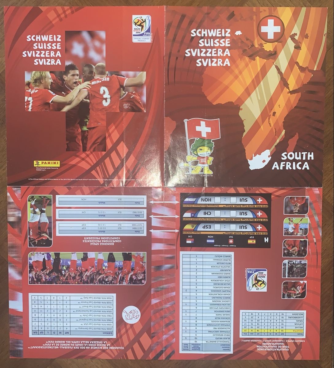 Panini Carte collezionabili: Panini World Cup 2010 - Swiss Team – Usato da Corsier GE venduto da neiluj2003 1