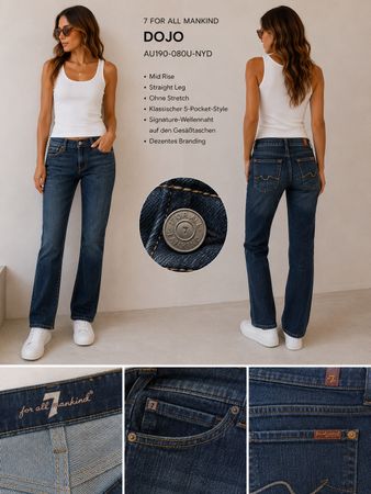 Seven For All Mankind Straight Leg DOJO Jeans W27