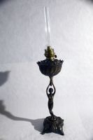 Grosse Skulpturale - Jugendstil - PETROLLAMPE, France, 1920