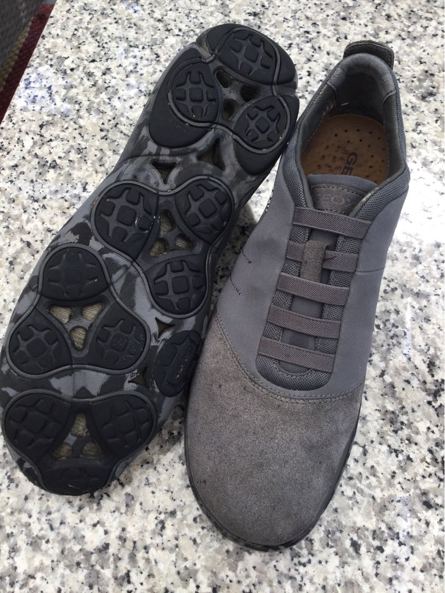 Herrenschuhe: Geox Herren Schuhe, Grau, Grösse 44, – Gebraucht aus Winterthur von Raffi41 1