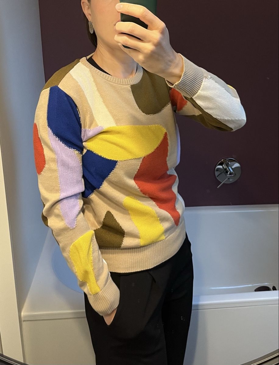 Maglioni & Felpe: SKFK Bio Baumwolle, bunter Pullover 38 – Nuovo e nell'imballaggio originale da Winterthur venduto da Nanole