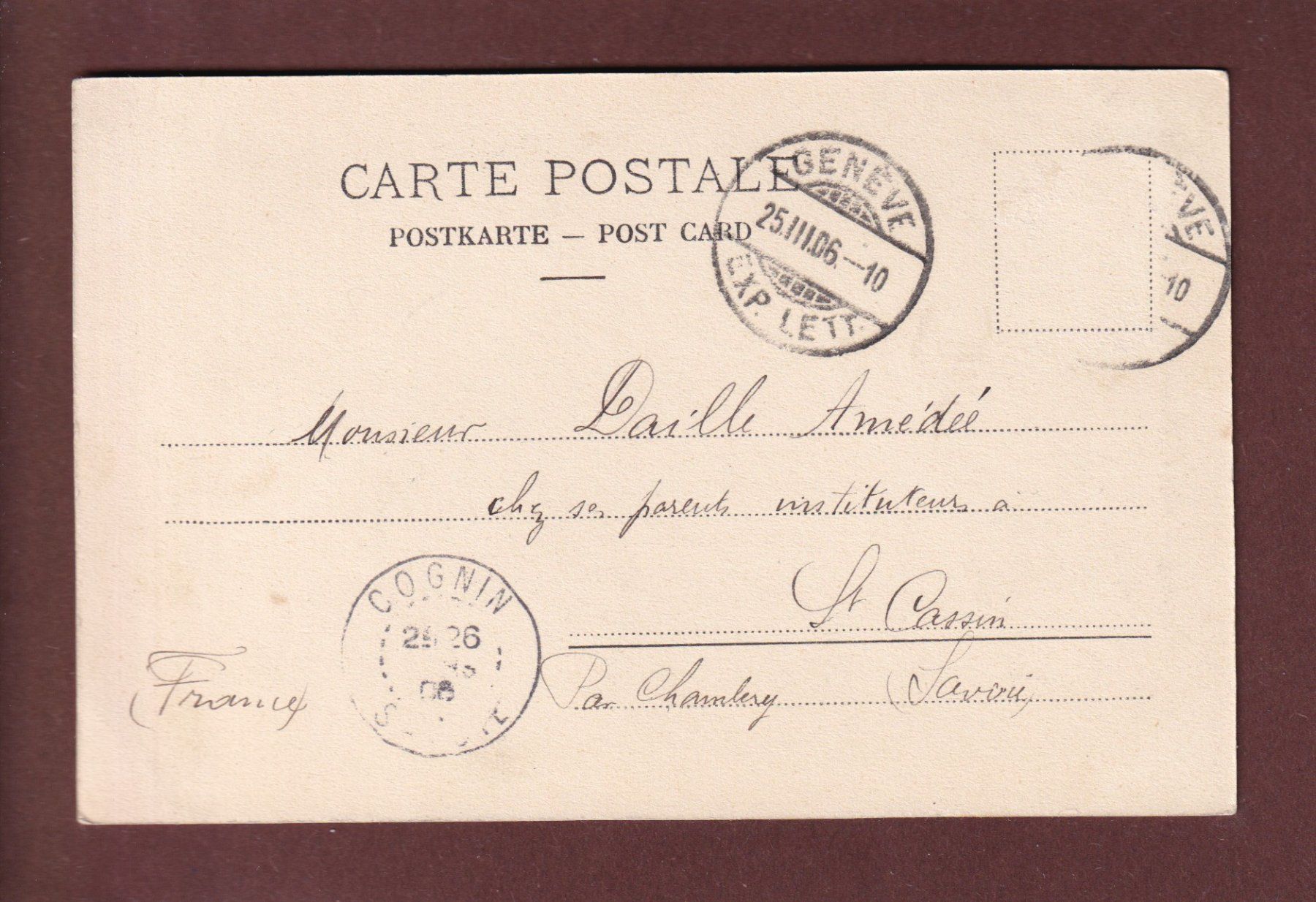 Cartoline postali: GENEVE - Monument  Brunswick - 1906 CPN – Usato da Pully venduto da nicecards 1