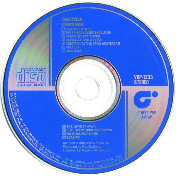 CD: Chris Rea Deltics CD JAPAN 1987 – Usato da Gersau venduto da pjs_687j 1