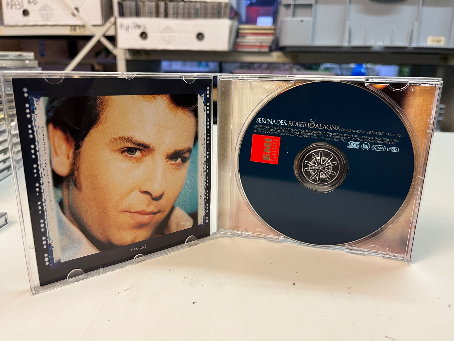 CD: Roberto Alagna - Serenades - SRA03B – Usato da Küsnacht ZH venduto da musicalheritage.org 2