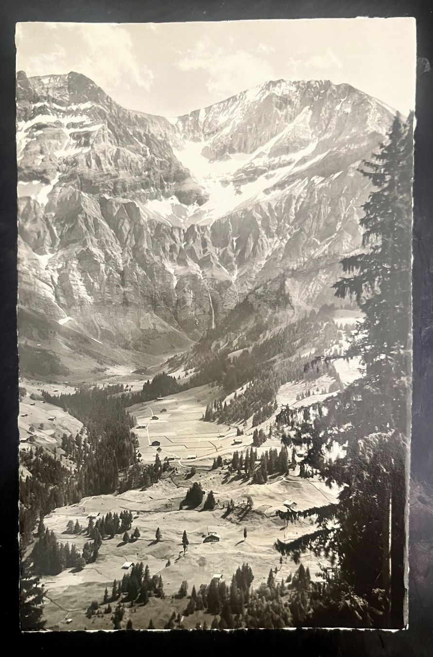 Cartoline postali: Adelboden, Bunderlen, Grosslohner Postkarte 1943 – Usato da Basel venduto da so1_nf6l