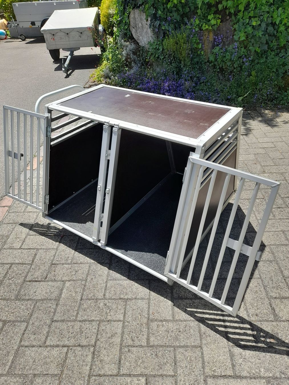 Cages, transport & sécurité: Schmidt-Doppelhundebox – D'occasion à Wald ZH par Bachtel13 4