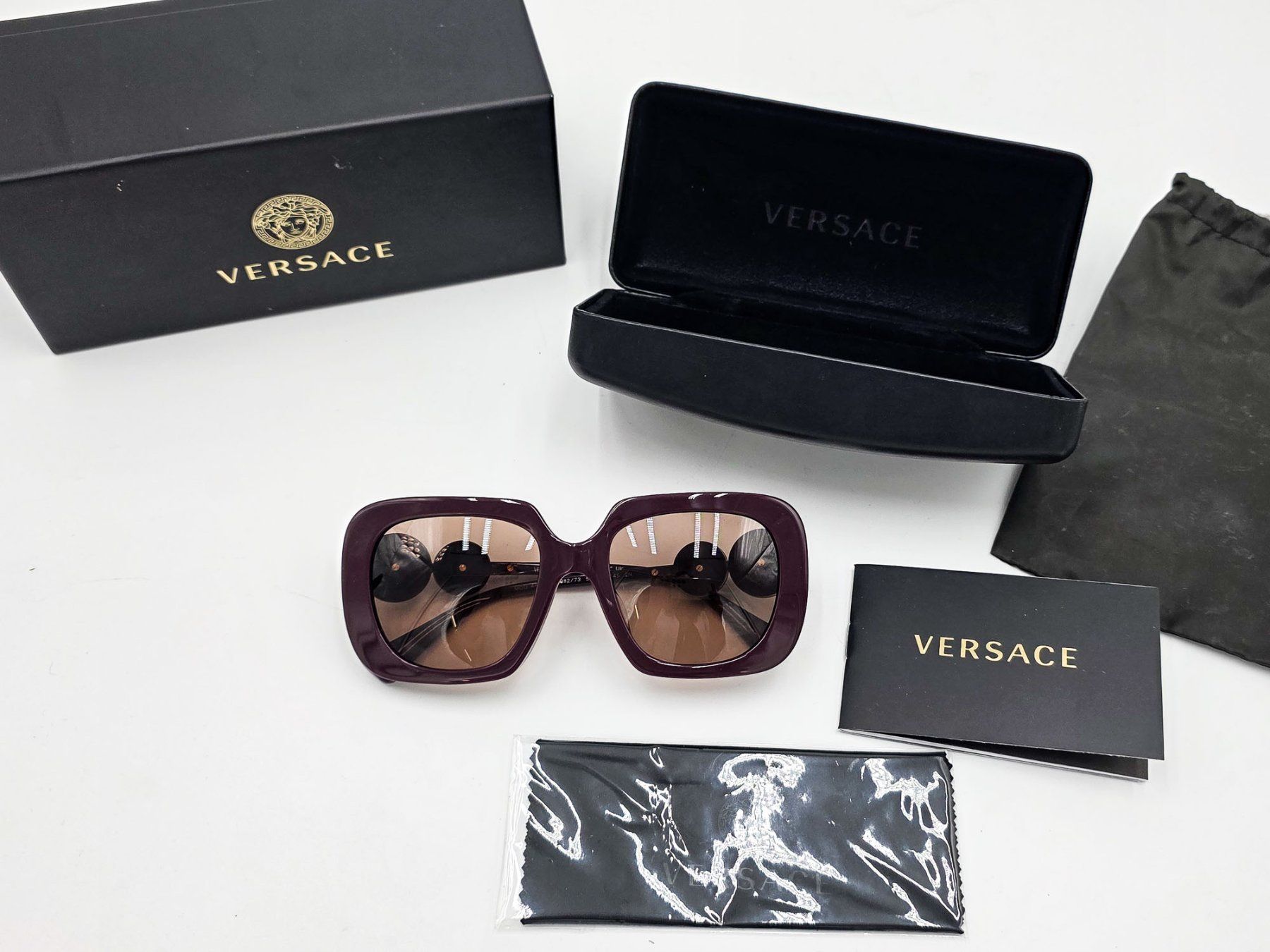 Versace Occhiali & Lenti: Versace Sonnenbrille - VE4378, Etui, Box - Ref. 05/68 – Usato da Au ZH venduto da BrockiAu 8