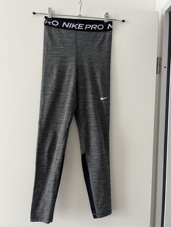 Nike Pro Sport Leggings Grau, Grösse XS - Top Zustand!