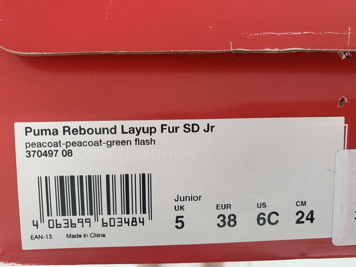 Puma Scarpe da uomo: Puma Rebound Layup Fur SD Junior Gr. 38 – Nuovo e nell'imballaggio originale da Kloten venduto da Somers 3