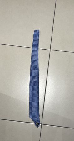 Krawatte hellblau gestreift