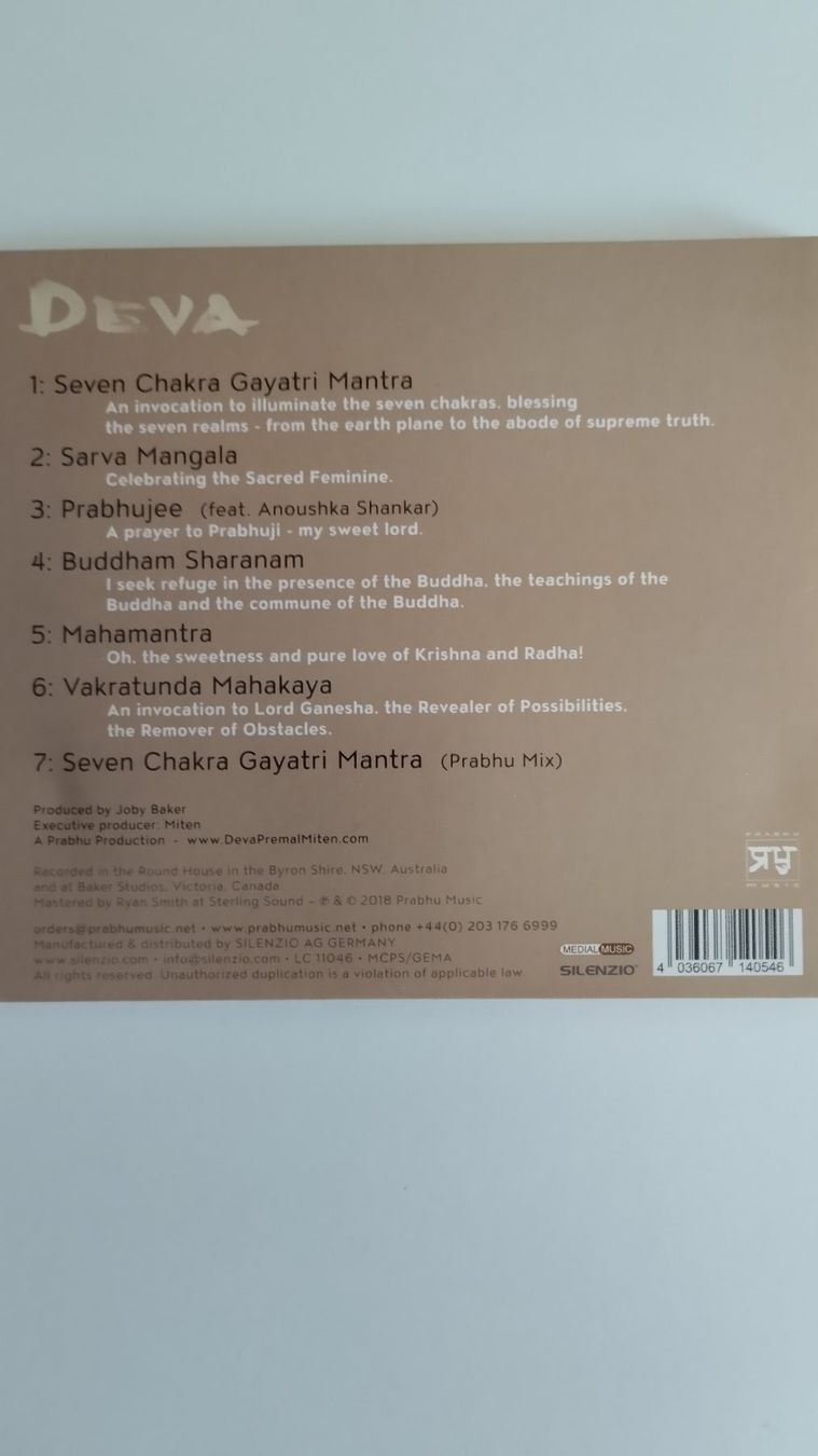CDs: DEVA PREMAL CD - DEVA – D'occasion à Basel par Bal-Sagoth 1