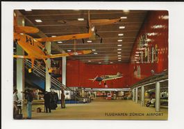 AK ca. 1975 Flughafen Zürich Innenansicht