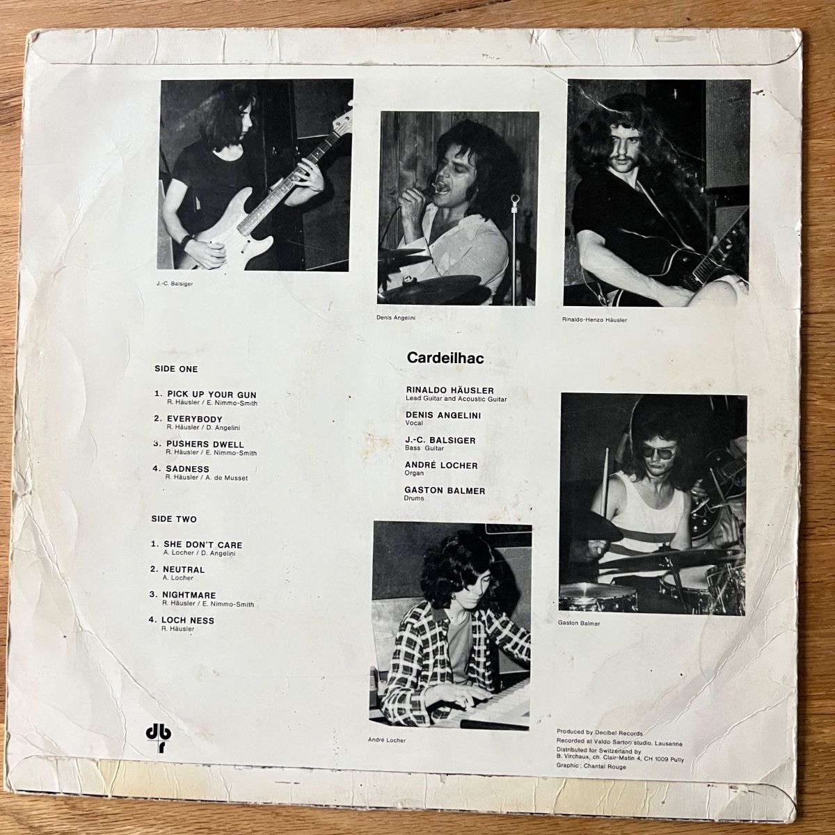 Dischi in vinile: Cardeilhac - Same / 1. Swiss-Press. 1971 – Usato da Gais venduto da soundcave57 1