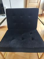 Samt-Sessel Manhattan