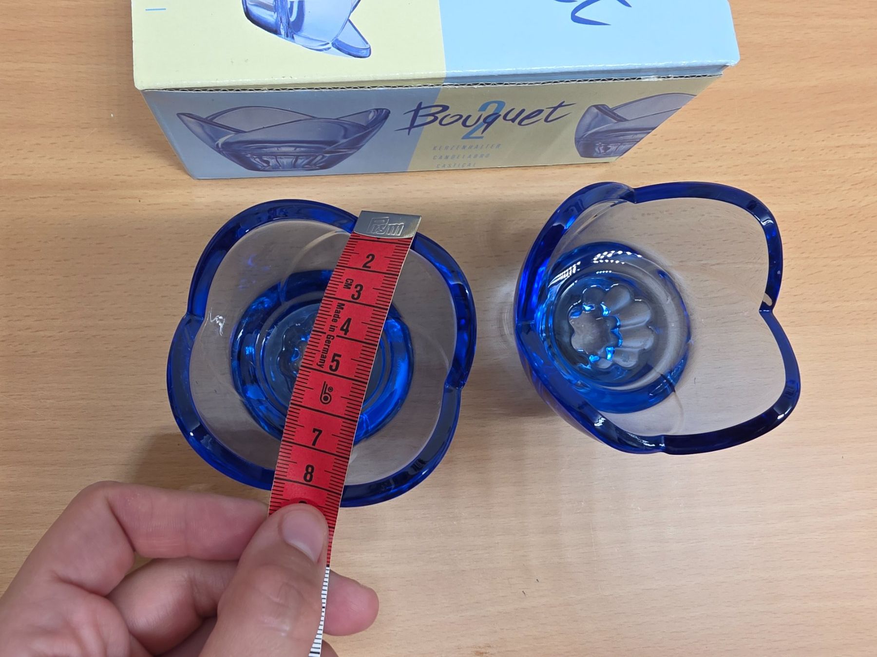Portacandele: Kerzenhalter aus Glas (2 Stk) /2 – Nuovo (secondo la descrizione) da Nebikon venduto da Japostyle 3