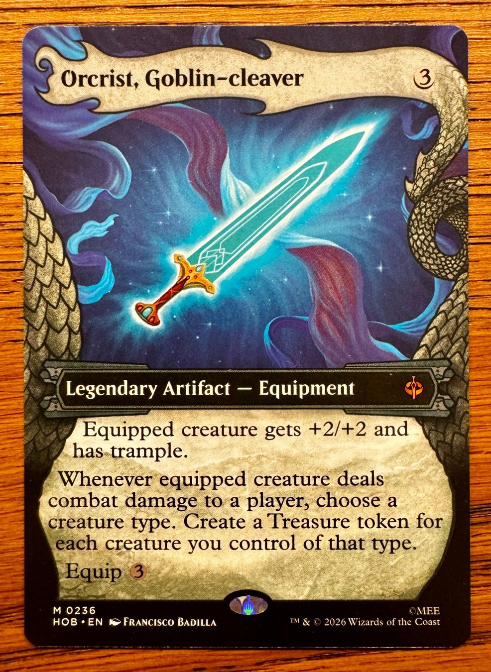 Magic The Gathering Carte collezionabili: Dragonframe Orcrist, Goblin-cleaver The Hobbit – Nuovo (secondo la descrizione) da Rechthalten venduto da hosme_be