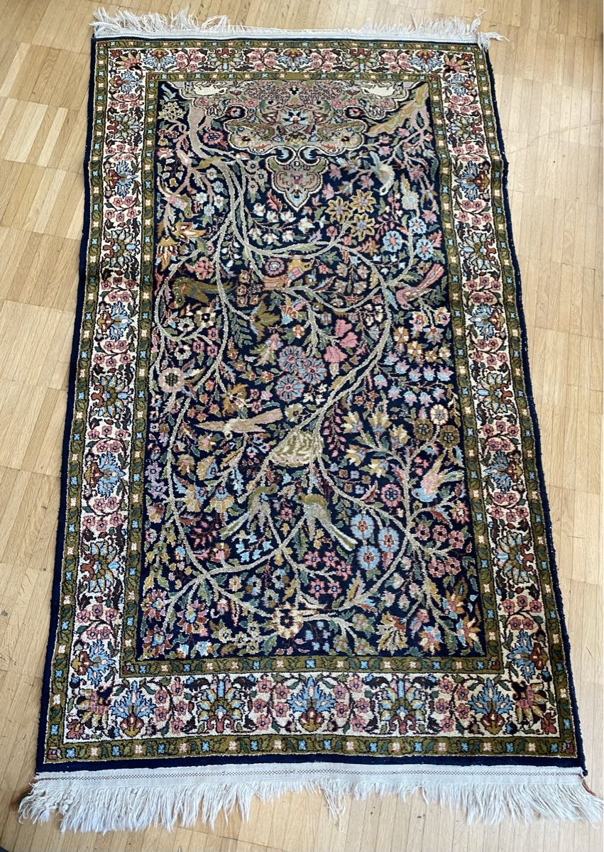 Teppiche: Handgeknüpfter Orientteppich mit Seide 🌸 – Gebraucht aus Opfikon von Luis144 8