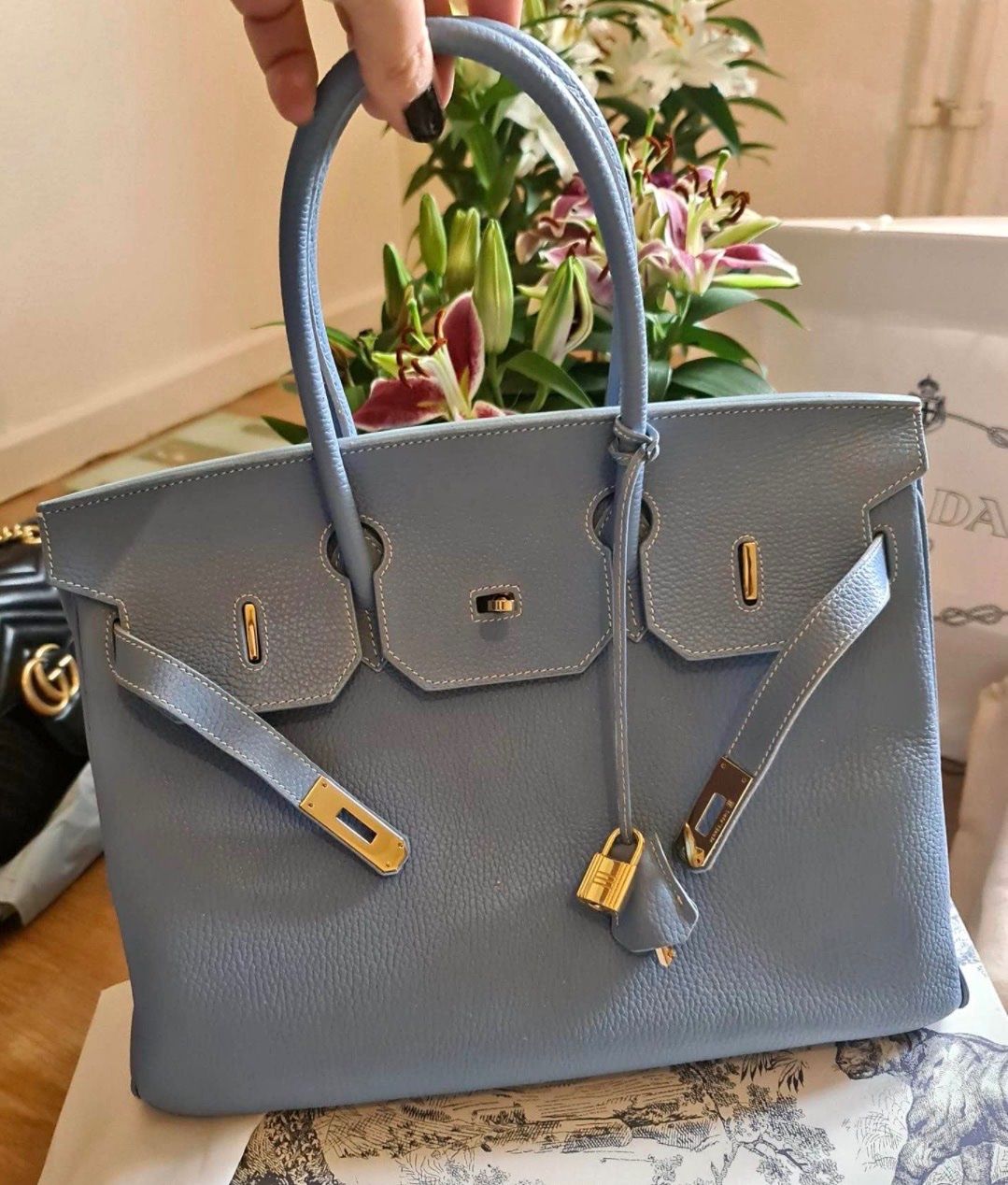 Sacs femmes: Handtasche Leder 35 cm – Neuf (Voir description) à Zürich par Sol65