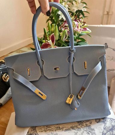 Handtasche Leder 35 cm ähnlich Birkin