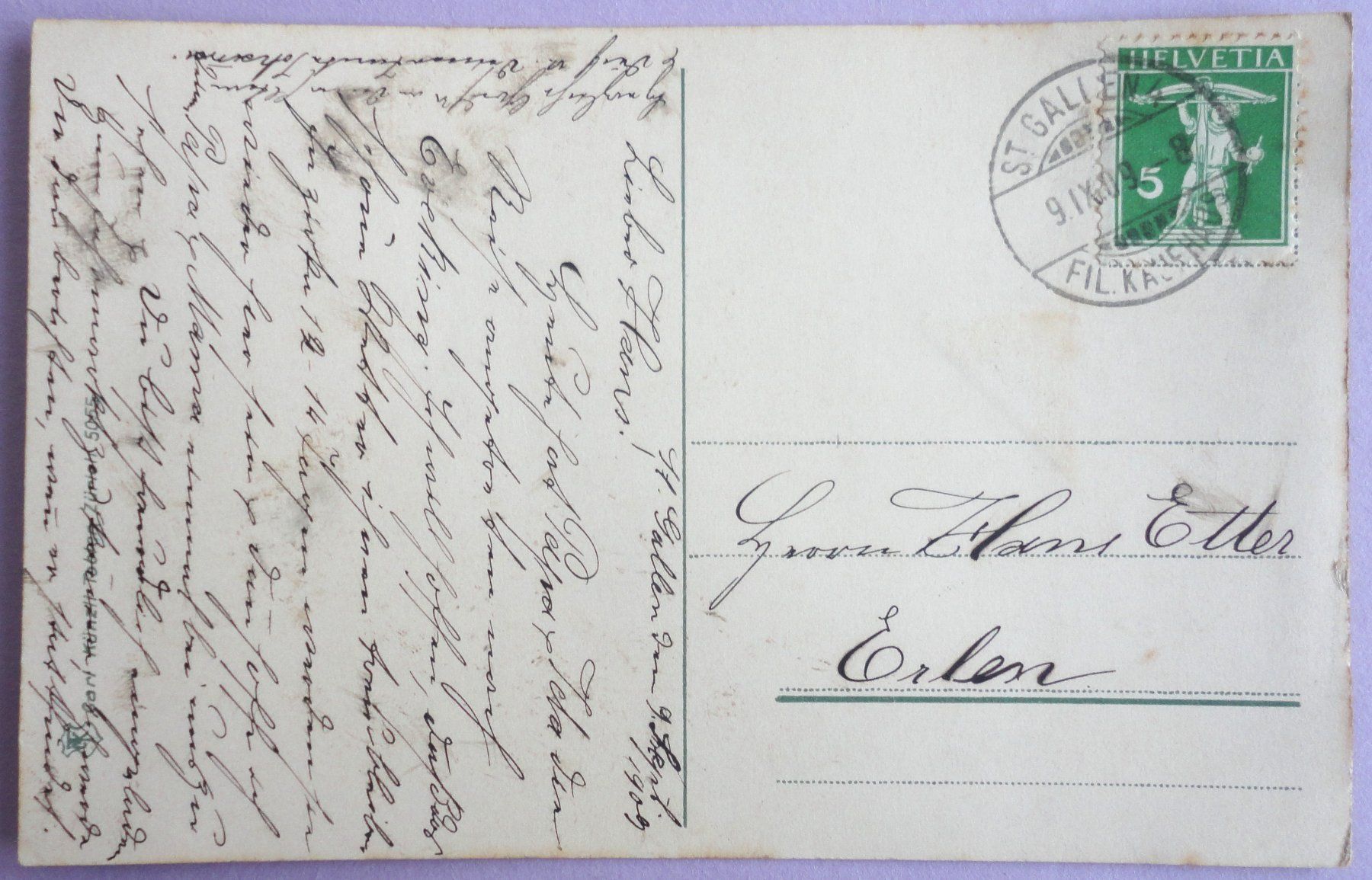 Cartoline postali: St. Gallen, Wildpark – Difettoso da Fétigny venduto da Billy2miny 1