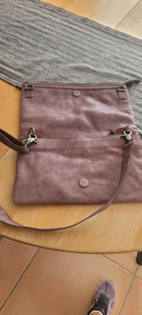 sac cuir mauve 
