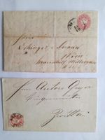 ÖSTERREICH, Lot: 2 Briefe 1866 +1875, gest. BRÜNN + KÖFLACH