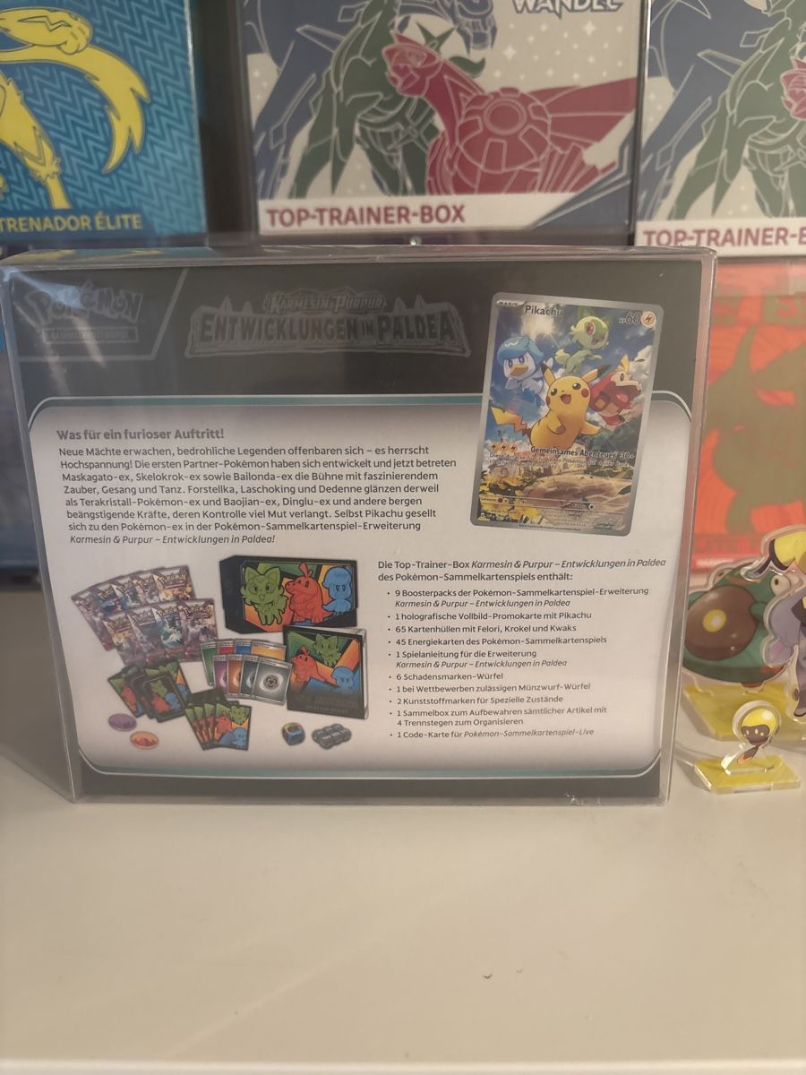 Pokémon Carte collezionabili: Paldea Evolved Top Trainer Box (Sealed) – Nuovo e nell'imballaggio originale da steinhausen venduto da pat_nc2x 2