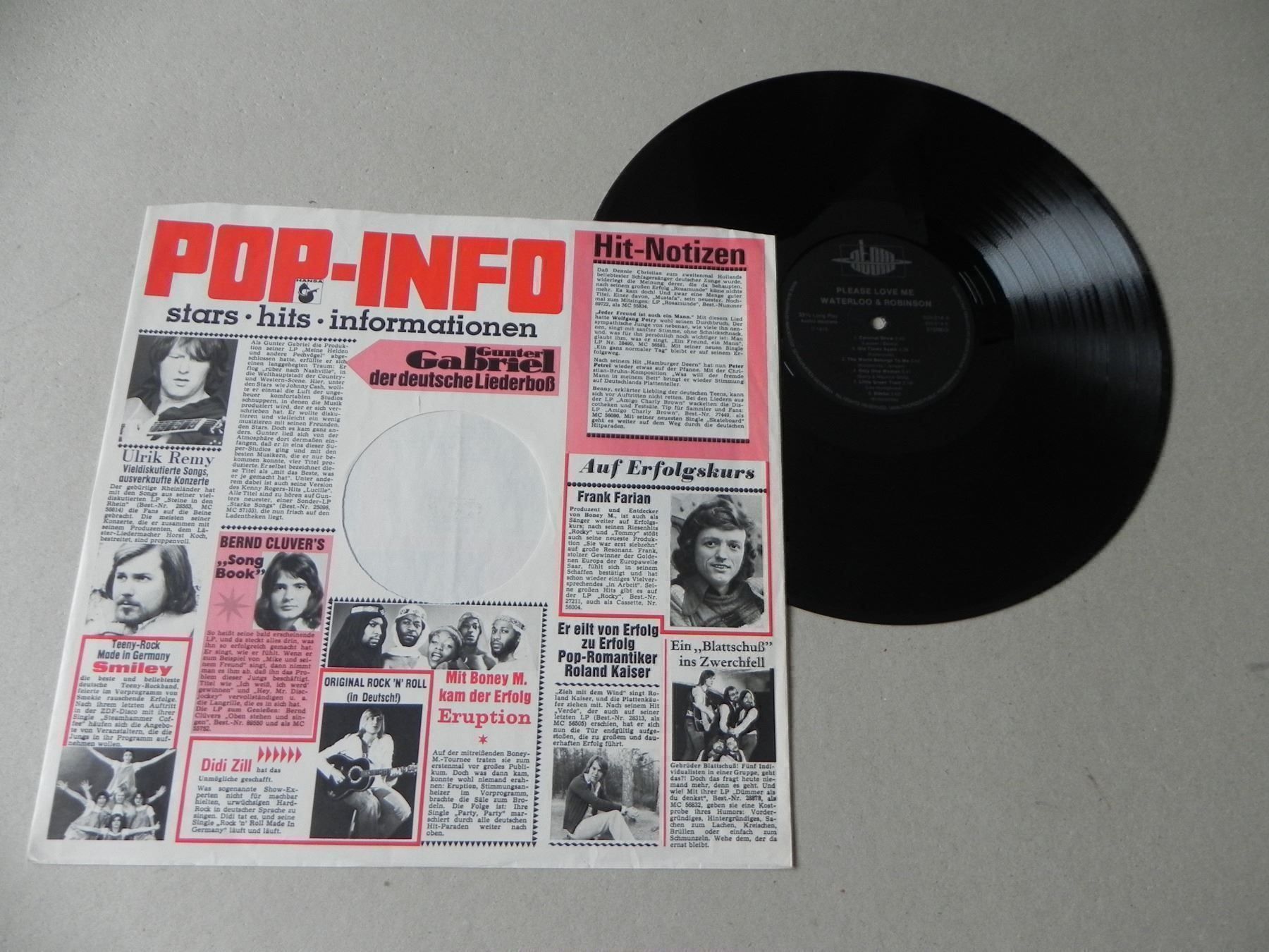 Autographes: LP Autogramm Waterloo & Robinson 1975 – D'occasion à Siebnen par krimsie 2