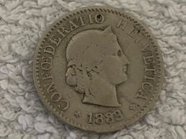 5 centimes/rappen 1883