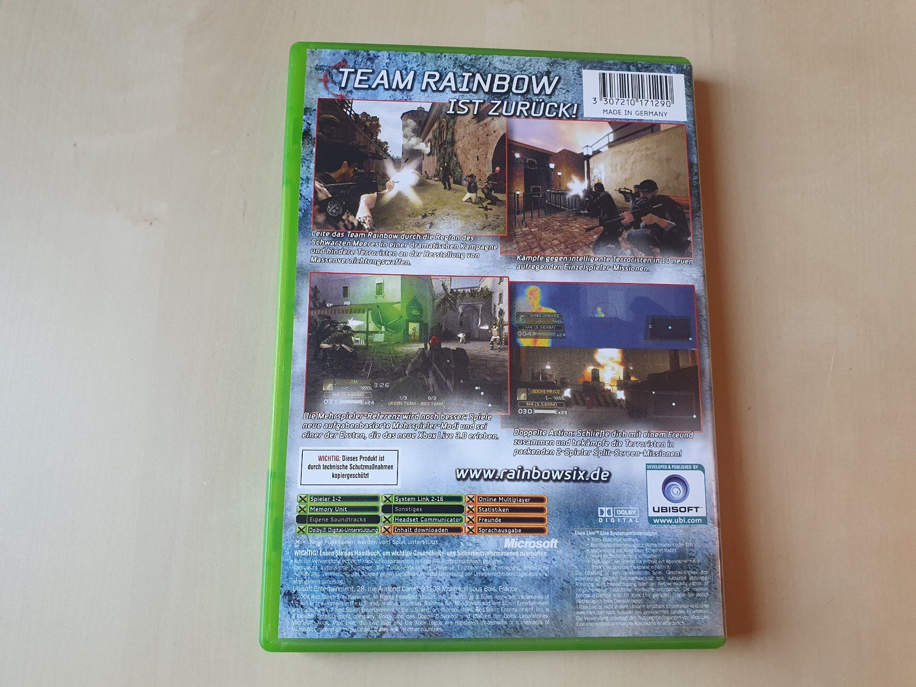 Microsoft Giochi: Rainbow Six 3 Black Arrow – Usato da Stansstad venduto da collectorsshop 1