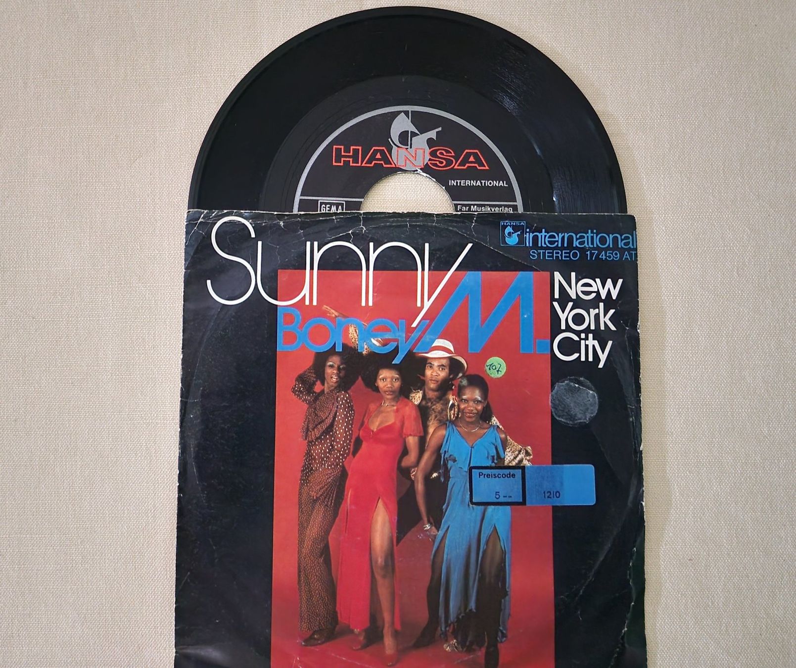 Schallplatten: Boney M. Single – Sunny – Gebraucht aus Root von atelier22