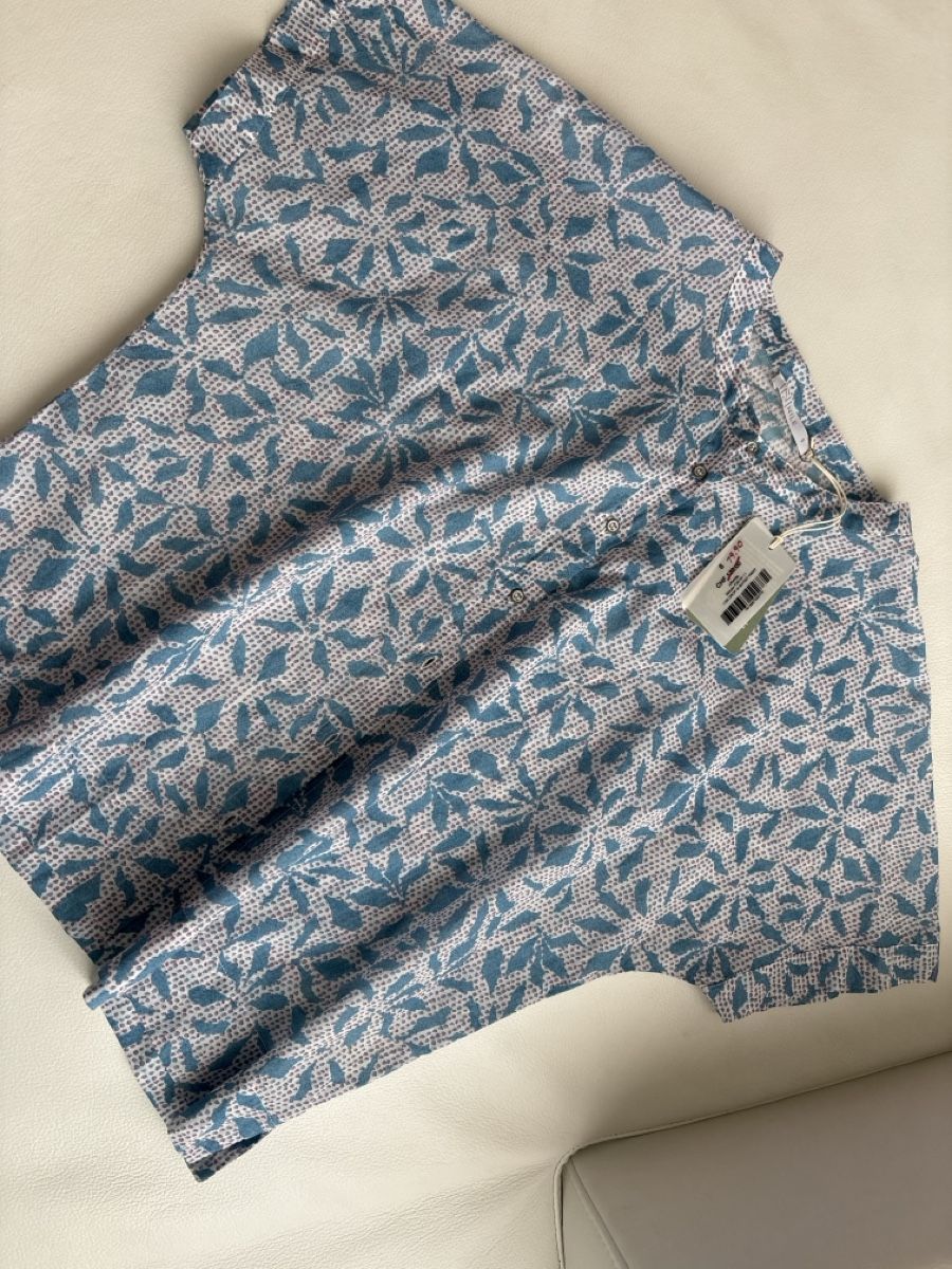 Nile Blusen: Nile Bluse  Grösse S Weiss Blau – Neu (gemäss Beschreibung) aus langenthal von rundholz7 5