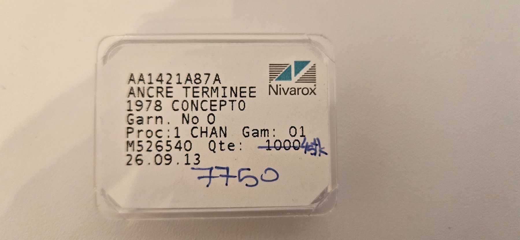 Orologi: 7750 Ancre Nivarox – Usato da Lenk im Simmental venduto da oli66661