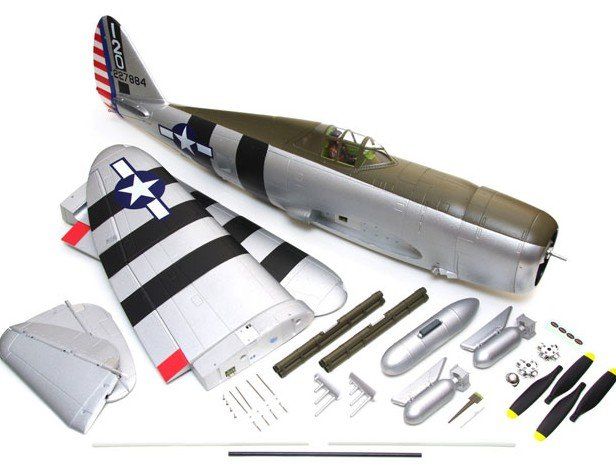 FMS Modellismo RC: FMS P-47 Thunderbolt Razorback PNP - 150 cm – Nuovo e nell'imballaggio originale da Marbach SG venduto da Clink 4