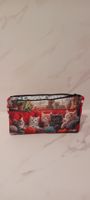 Tasche mit Katzenmotiv, handgemacht, neuwertig, 
