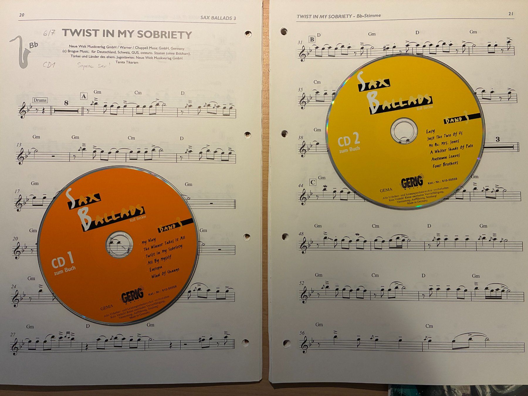 Libri: Sax Ballades Rolf Becker – Usato da Rotkreuz venduto da Miccheluzzo 2