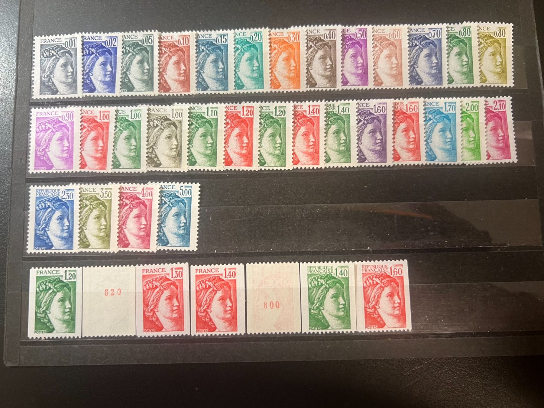 Tutti i francobolli: 38 Sabines neuves** – Nuovo e nell'imballaggio originale da Lausanne venduto da ffhoud 1