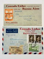 1947 + 1957 an Maschinenfabrik CHAM ab Buenos Aires Argentin