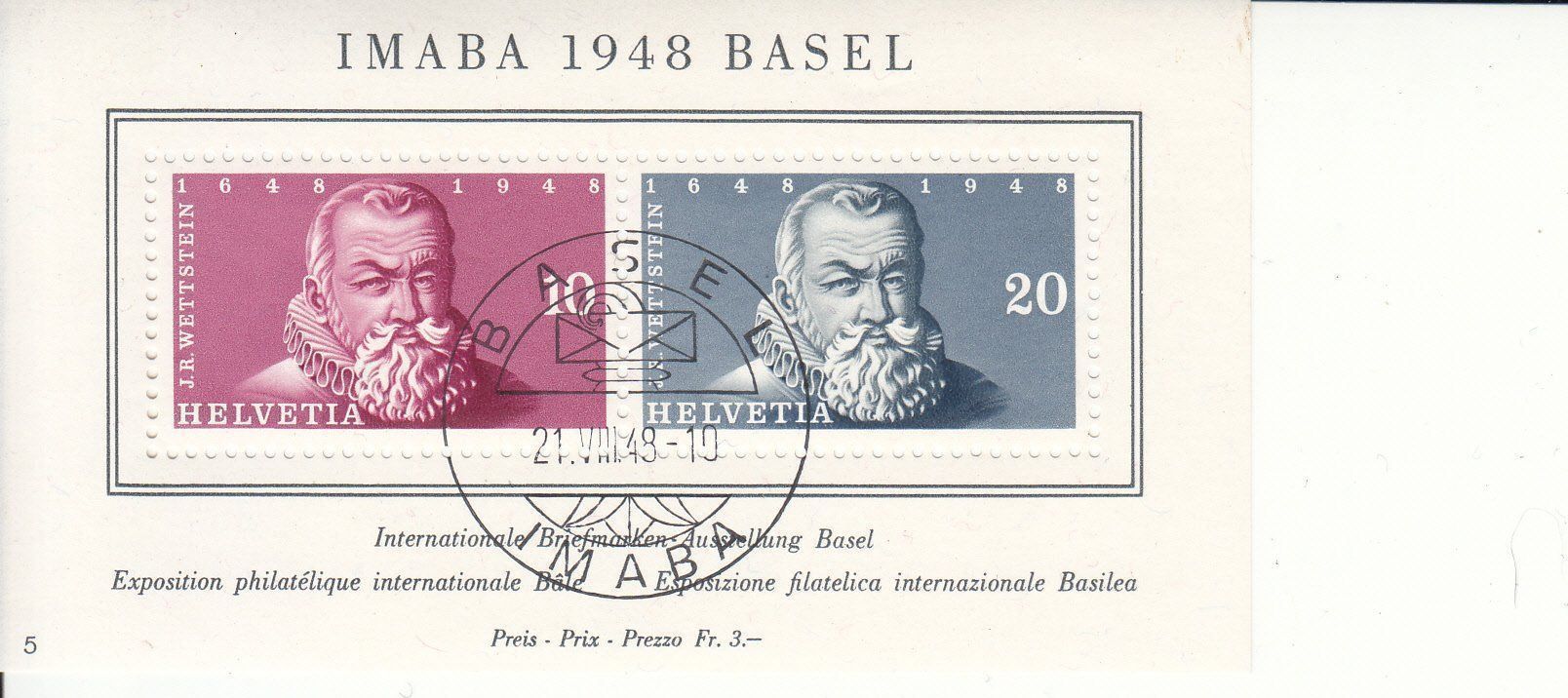 Tutti i francobolli: SBK W31 mit ET, Bl. Nr. 5 – Usato da Bürglen TG venduto da StampGraf