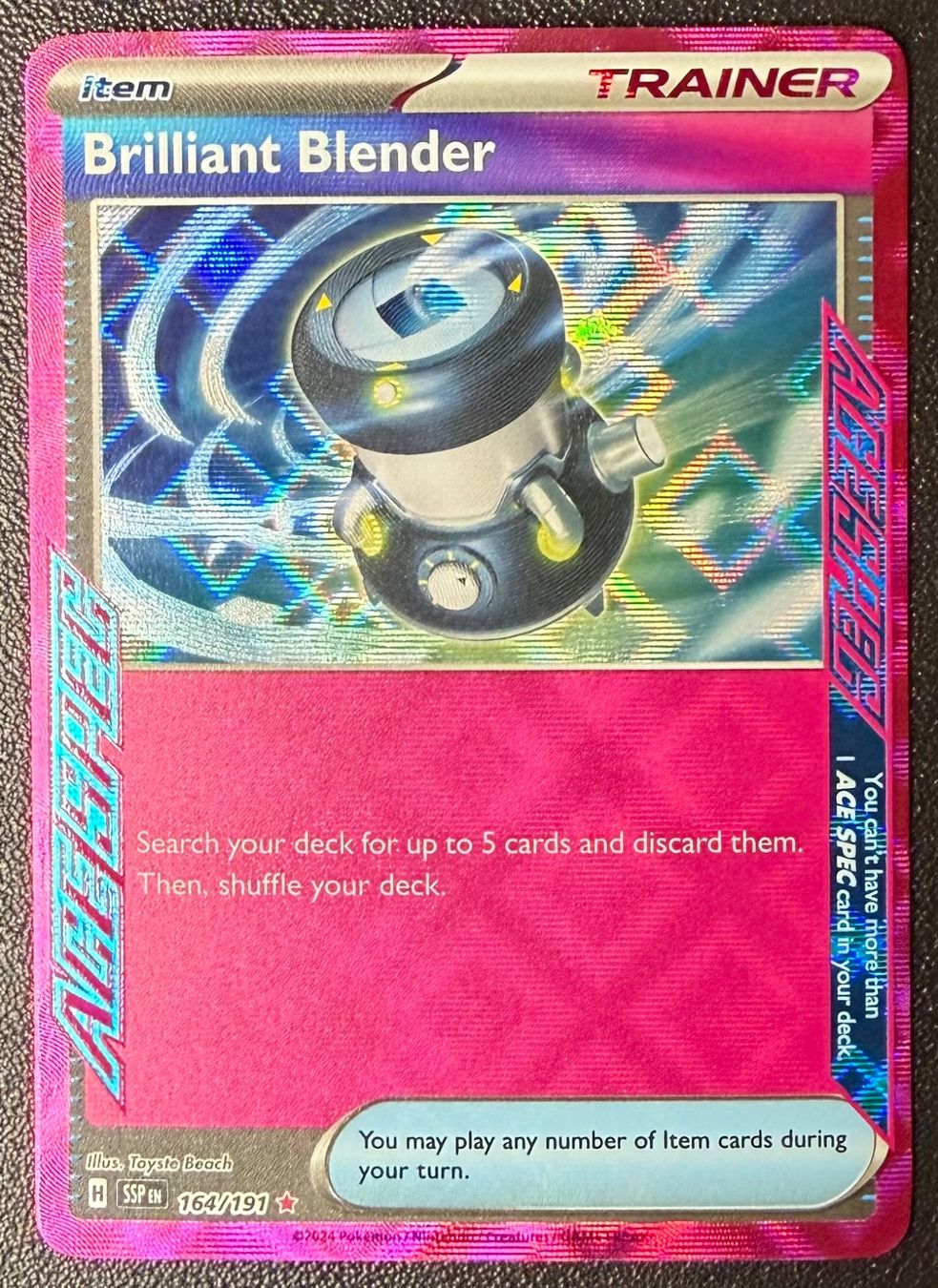 Pokémon Carte collezionabili: Brilliant Blender #164 – Nuovo (secondo la descrizione) da Niedergösgen venduto da SwissPokeCards