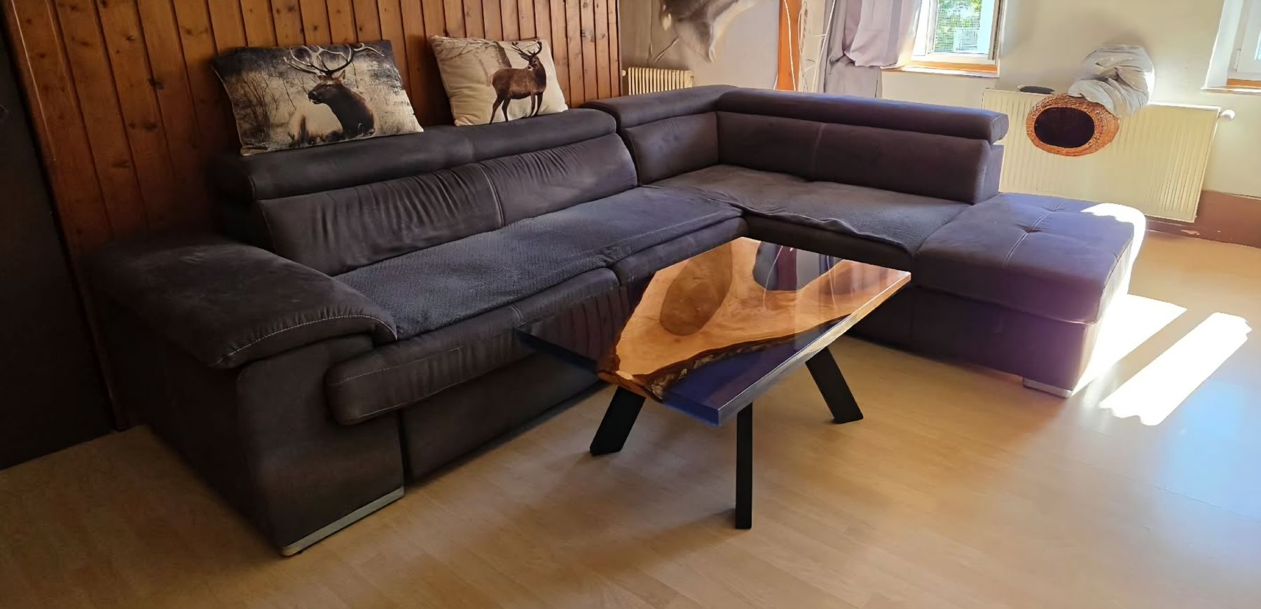 Tavoli: Table basse bois massif et résine epoxy – Usato da LE SENTIER venduto da mini-moi 3