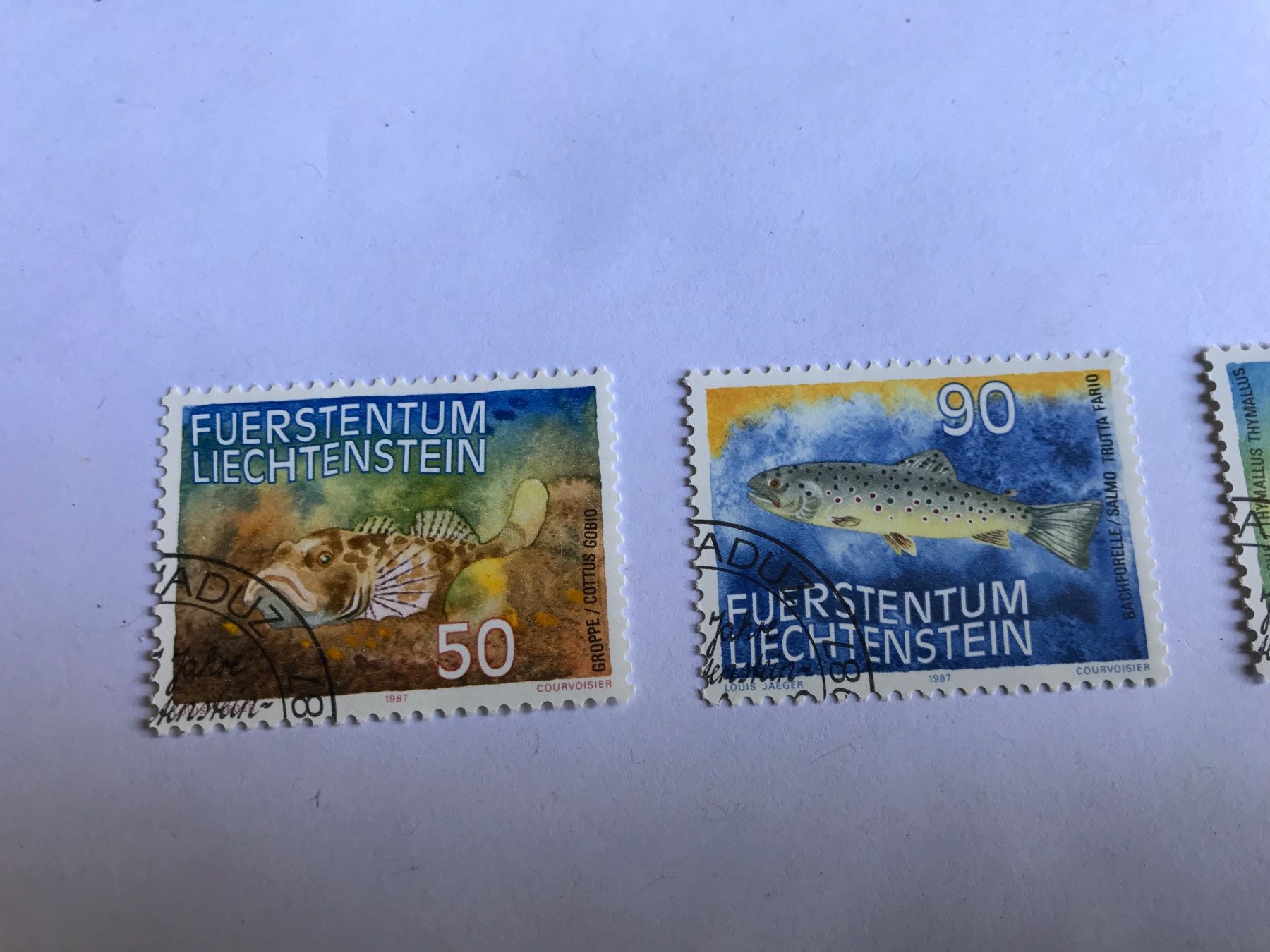 Tutti i francobolli: briefmarken FL 1987, gestempelt – Usato da liestal venduto da makai05 1
