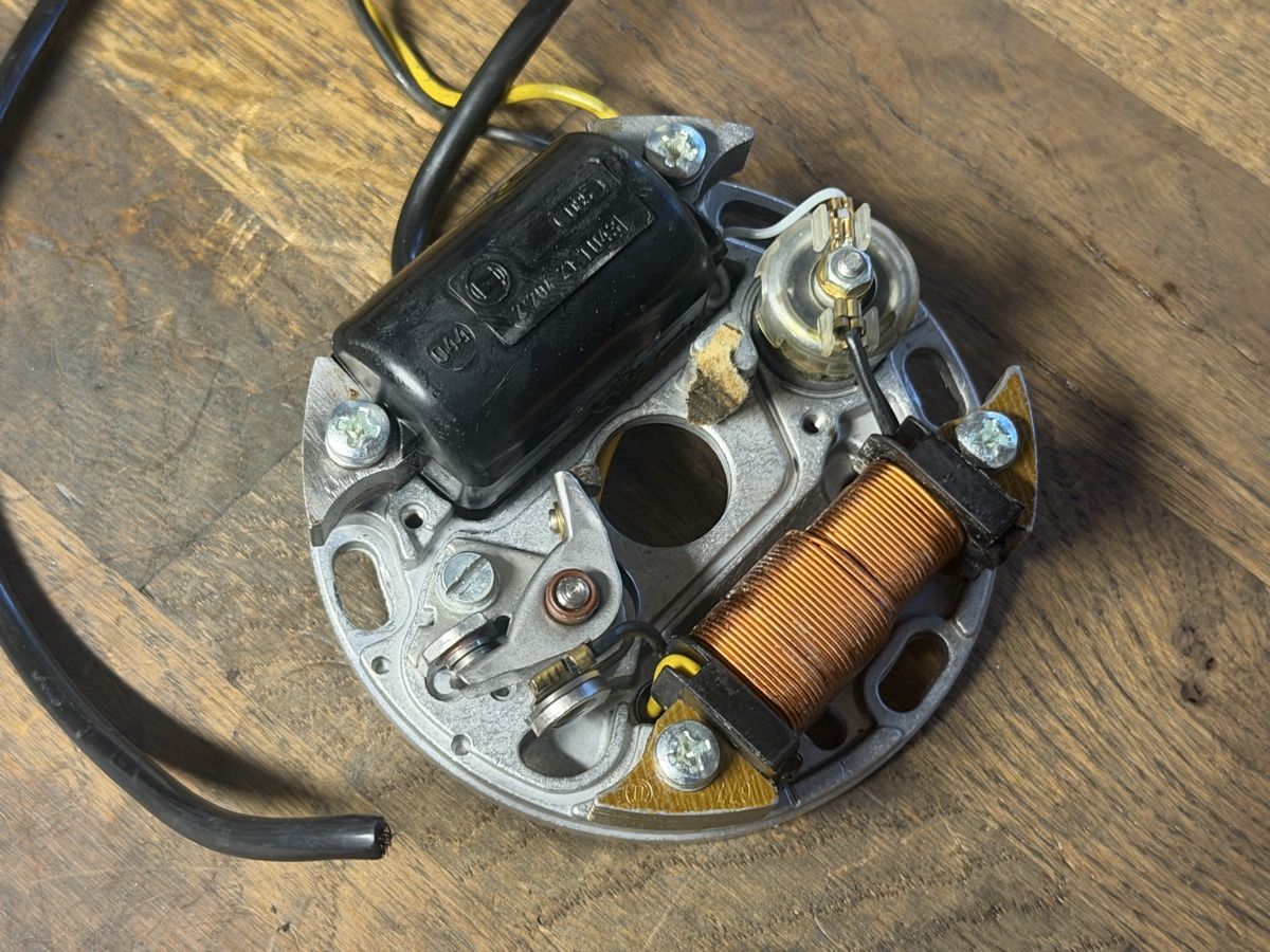 Puch Parti ricambio per ciclomotori: Zündplatte Puch Za50 Original Bosch Ducati – Usato da Bolken venduto da si.x.las 4