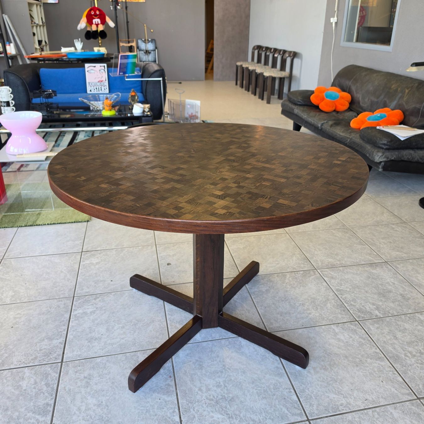 Tables: Idealheim Basel Esstisch Wengen Mosaik Tisch Dining Table – D'occasion à Nottwil par Wondewa-Shop