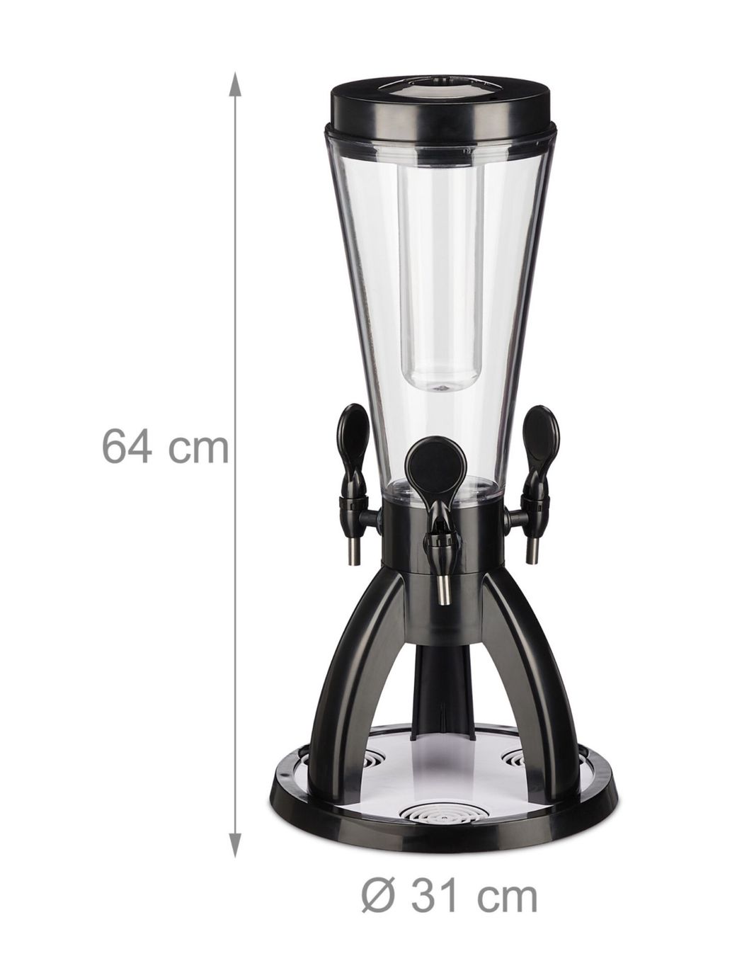 Elettrodomestici da cucina: 4 l Biersäule mit 3 Zapfhähnen – Nuovo e nell'imballaggio originale da Bülach venduto da StoreInShopOutlet 3
