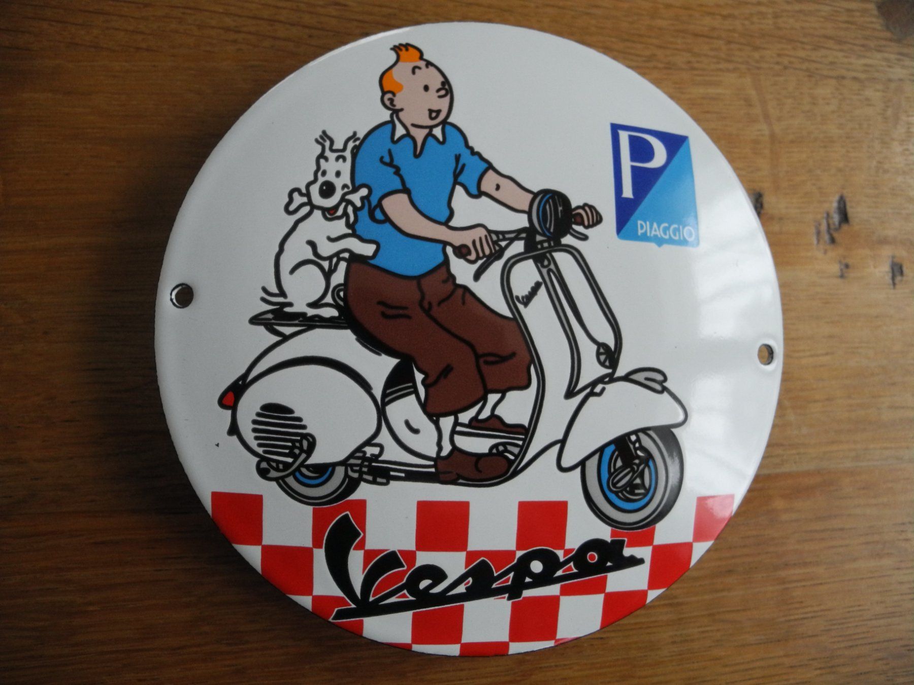 Vespa Ecriteaux: VESPA EMAILSCHILD – Neuf (Voir description) à Reinach AG par Huckleberrysix
