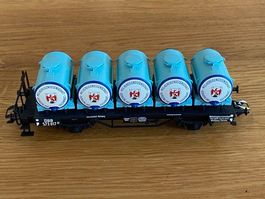 Märklin 46211 Wagen mit 5 Feldschlosschen Kessel